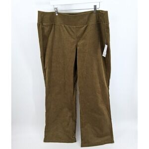 Ophelia Roe Corduroy Pants Plus Sz 22 Dark Academia Preppy Quiet Luxury Fall NWT